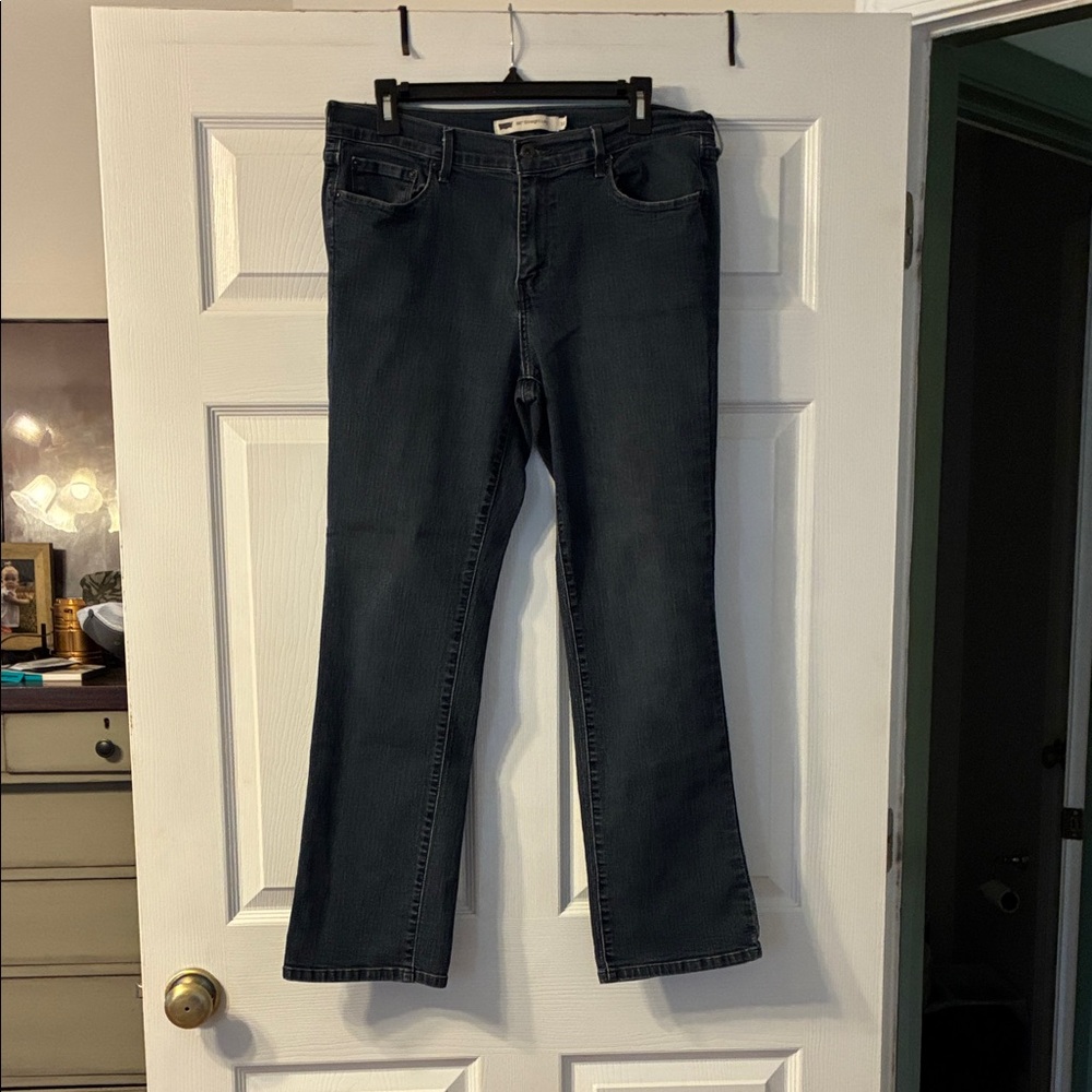 Levi's Women's Deep Indigo Straight Leg Jeans